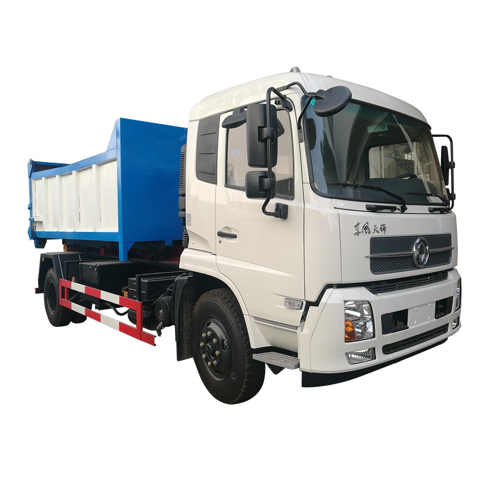 Xe chở rác container 6 bánh lăn