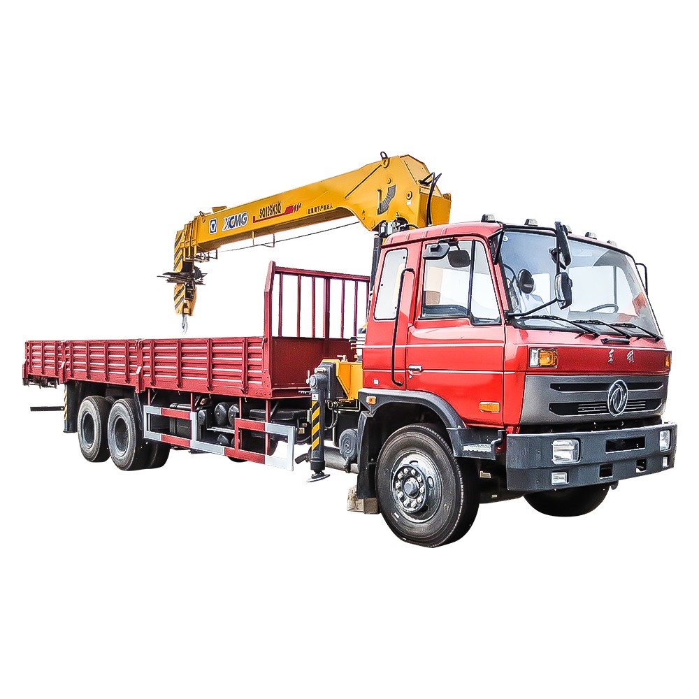 Xe ben 10 bánh có cần cẩu